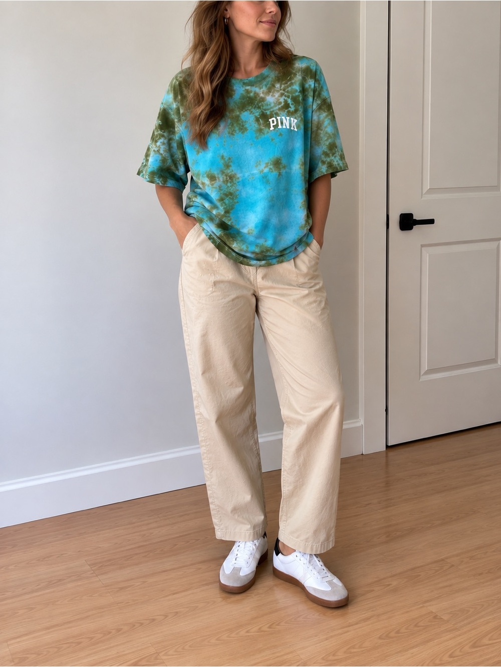 Victoria’s Secret PINK Tie-Dye Oversized T-Shirt
